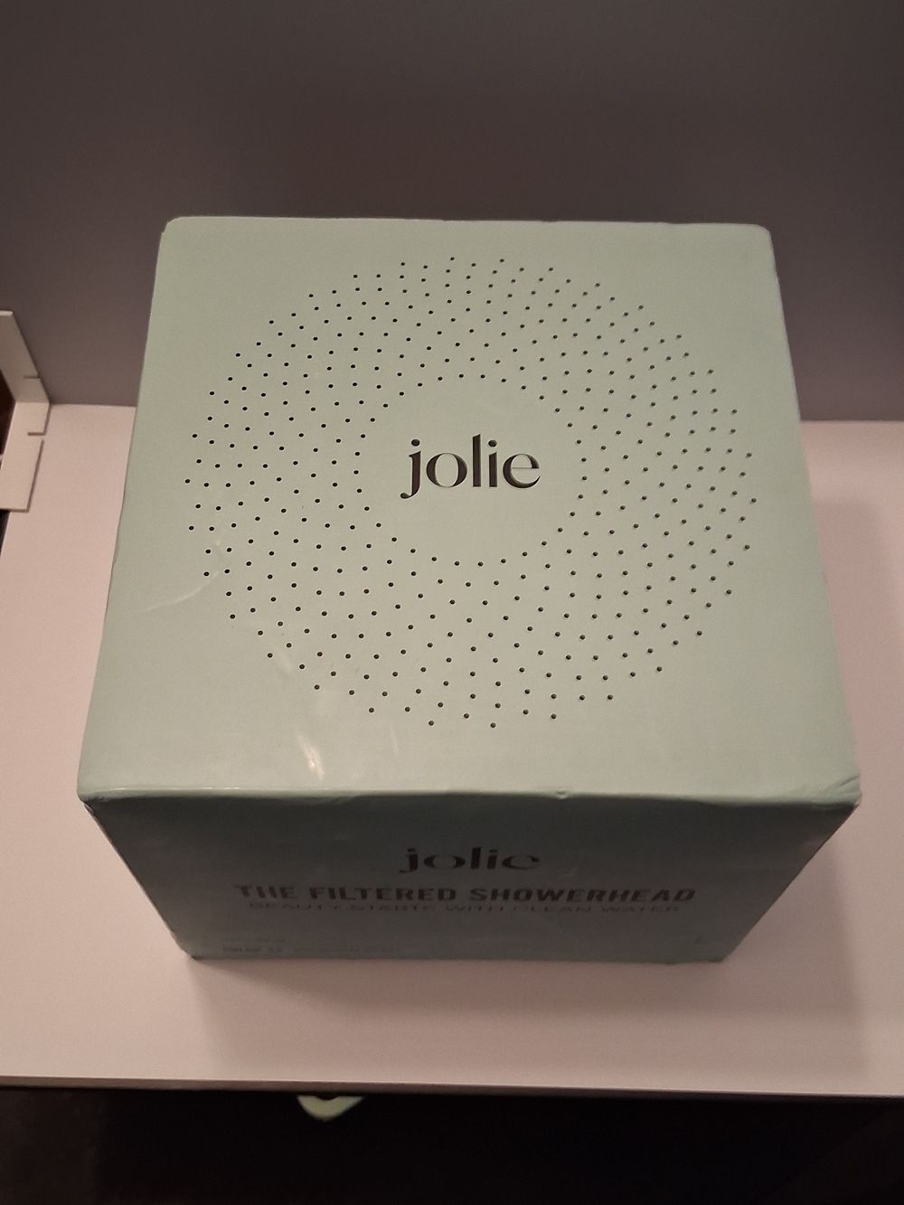 Jolie Mint Green Filtered Showerhead Box